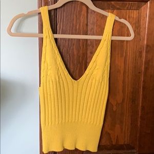 ZARA- Knit crop tank top